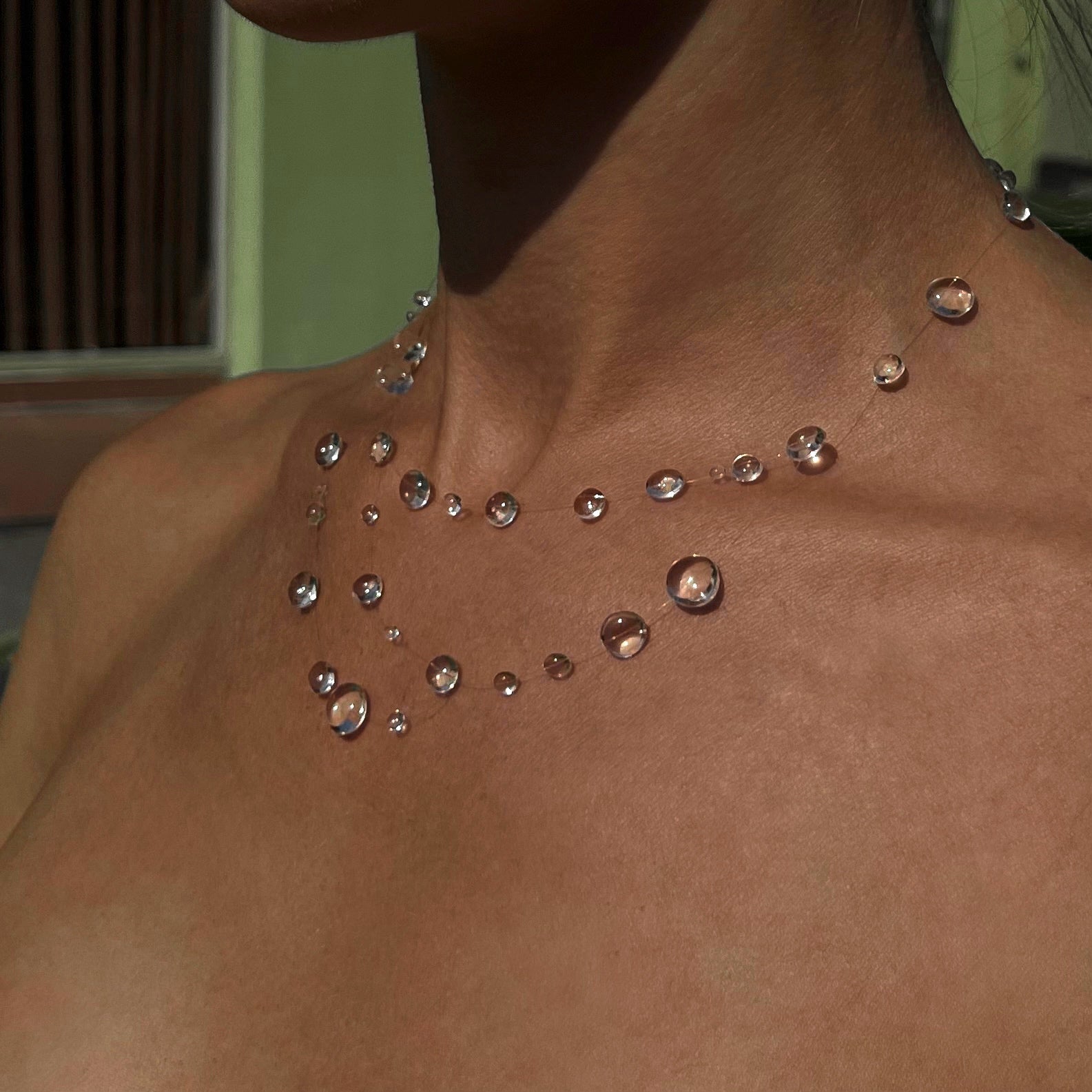 Dew Necklace, Handmade Jewelry "Royal Necklace"