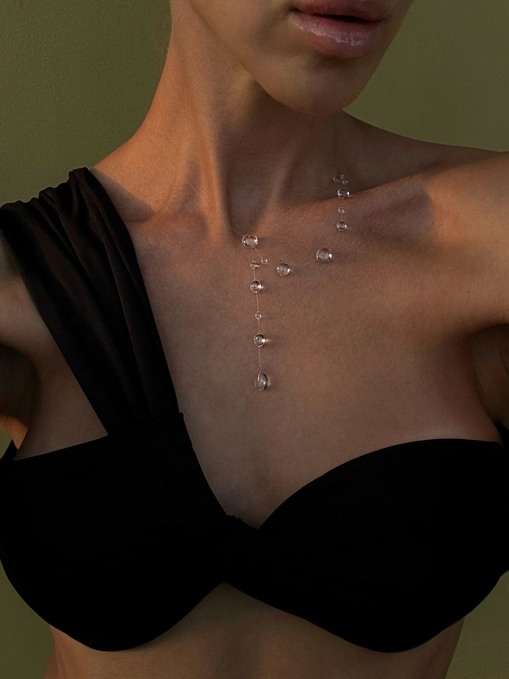 Dew Necklace, Handmade Jewelry "Flowing Necklace"