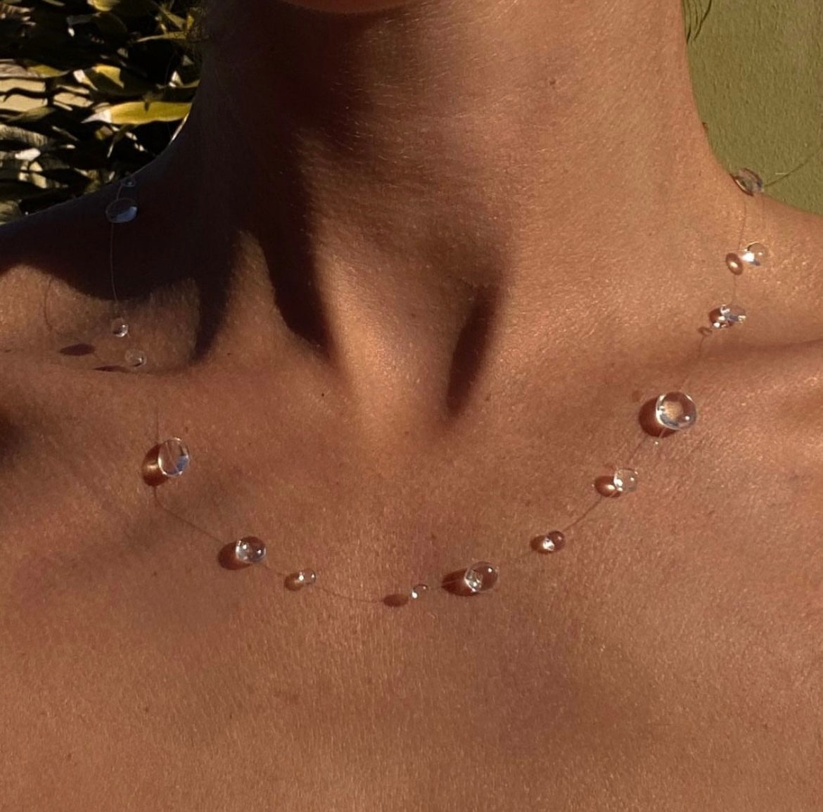 Dew Necklace, Handmade Jewelry "Dewdrop Necklace"