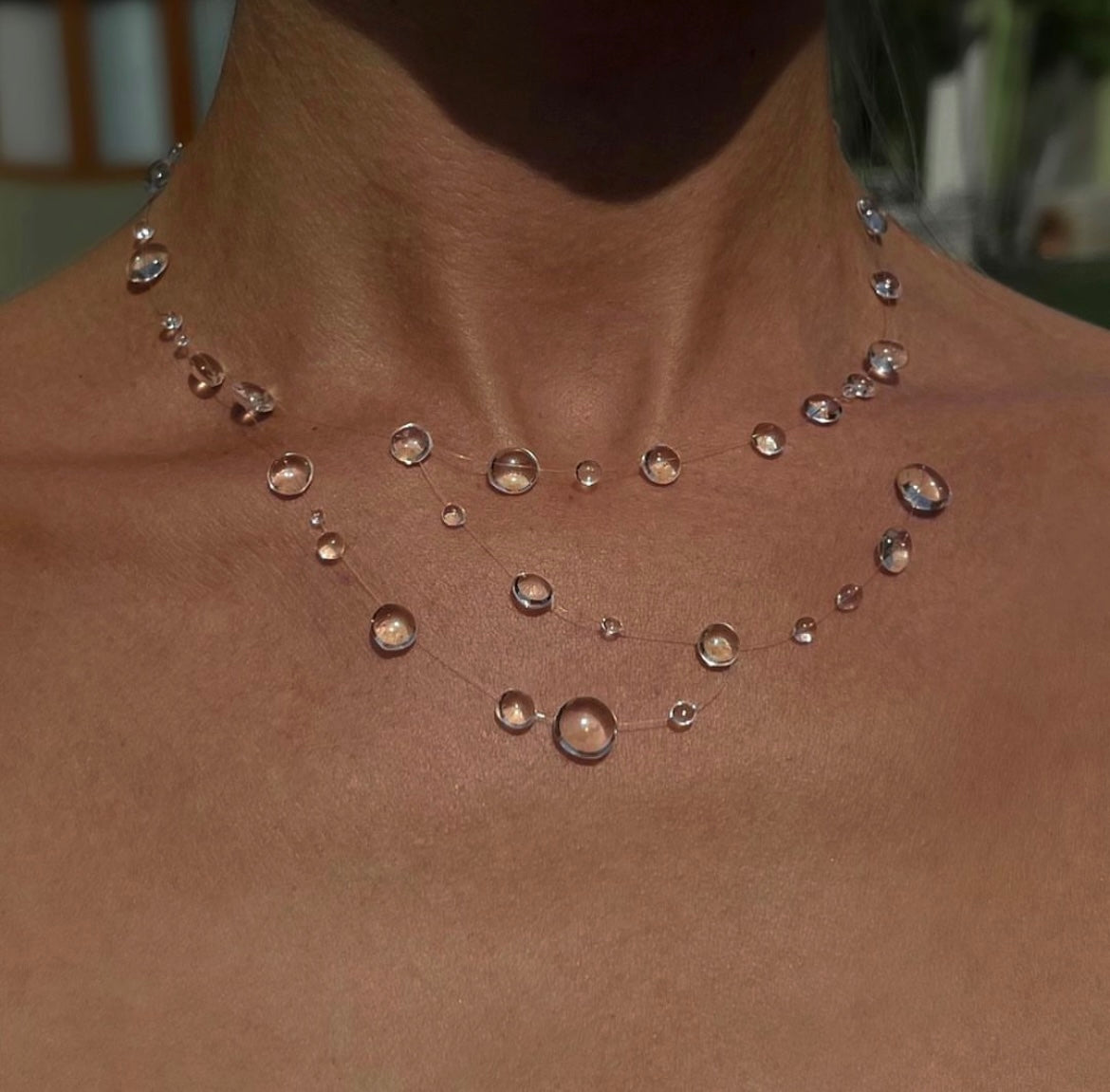 Dew Necklace, Handmade Jewelry "Royal Necklace"