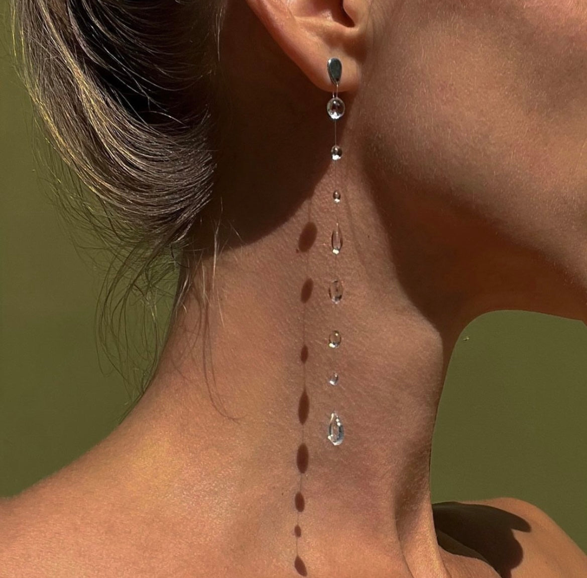 Dew Drop Earrings, Handmade Jewelry