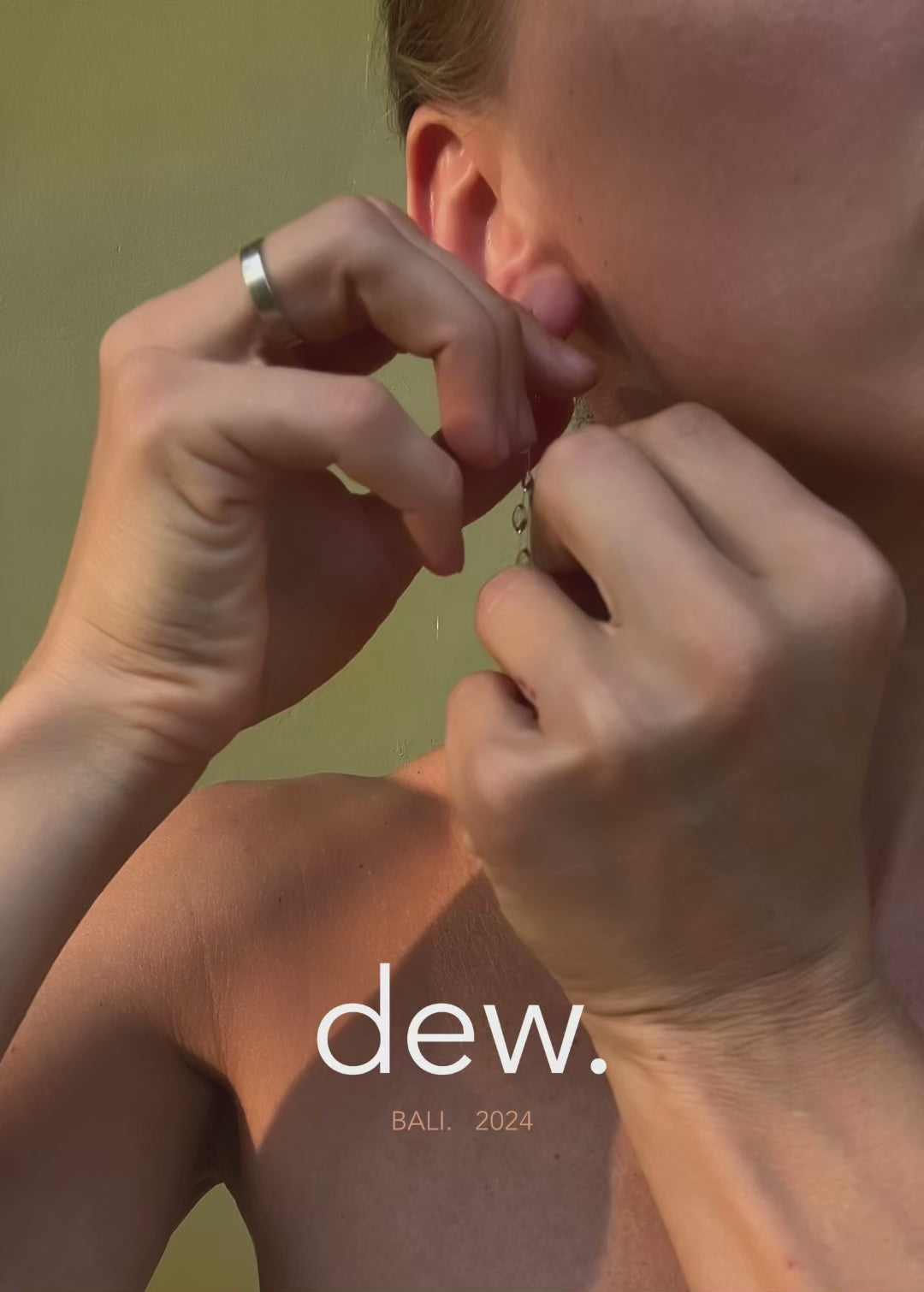 Dew Rain Earrings, Handmade Jewelry