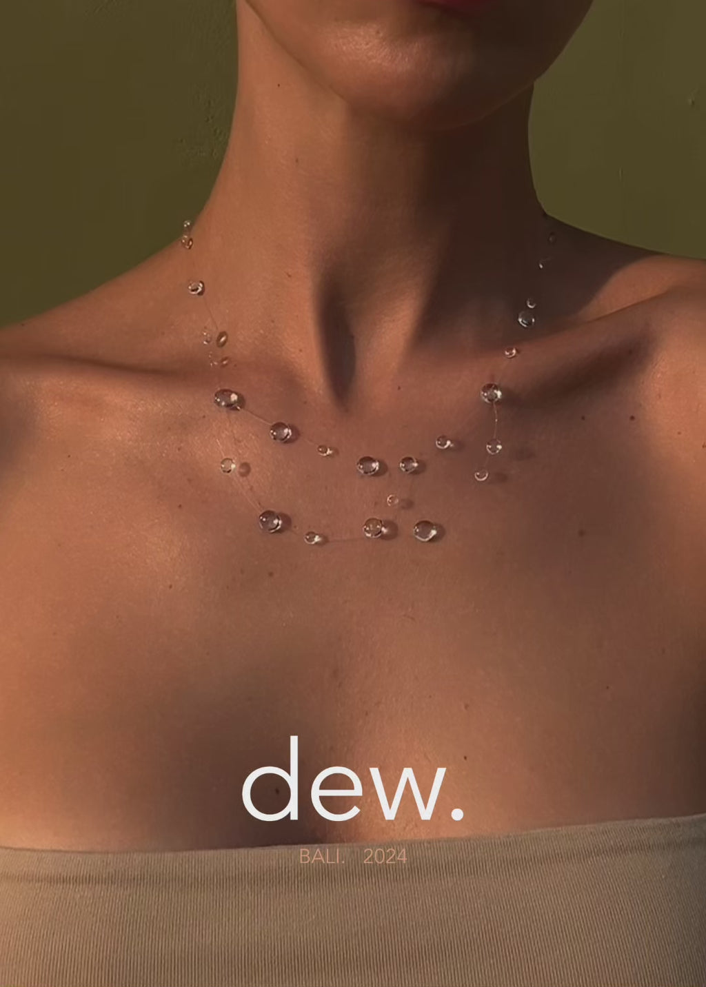 Dew Necklace, Handmade Jewelry "Queen Necklace"